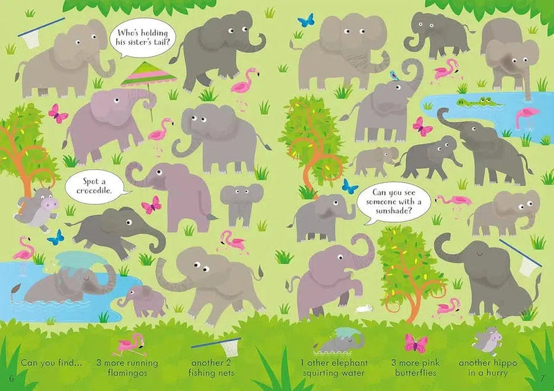 Look and Find Puzzles: Animals (Kirsteen Robson)-Activity: 益智解謎 Puzzle & Quiz-買書書 BuyBookBook