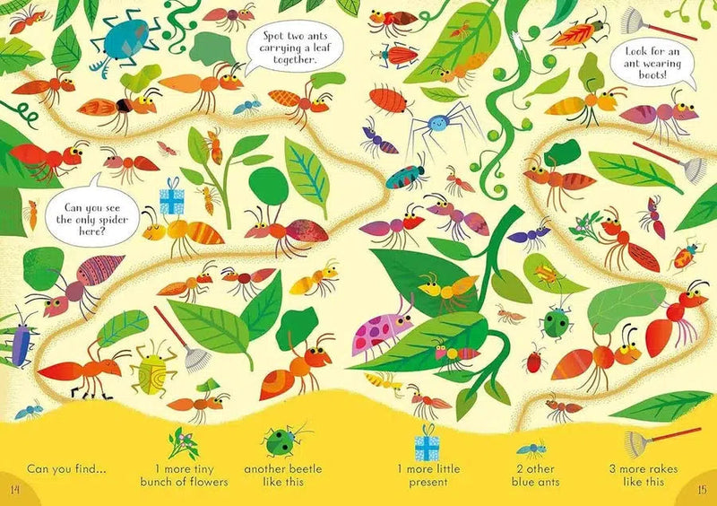 Look and Find Puzzles: Bugs (Kirsteen Robson)-Activity: 益智解謎 Puzzle & Quiz-買書書 BuyBookBook