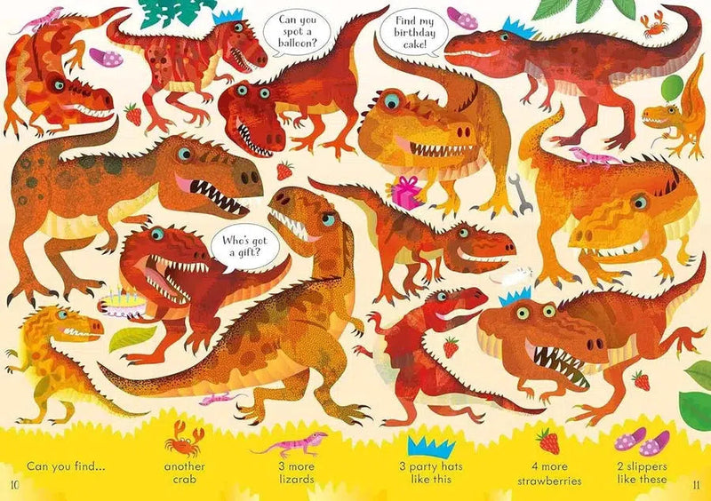 Look and Find Puzzles: Dinosaurs (Kirsteen Robson)-Activity: 益智解謎 Puzzle & Quiz-買書書 BuyBookBook