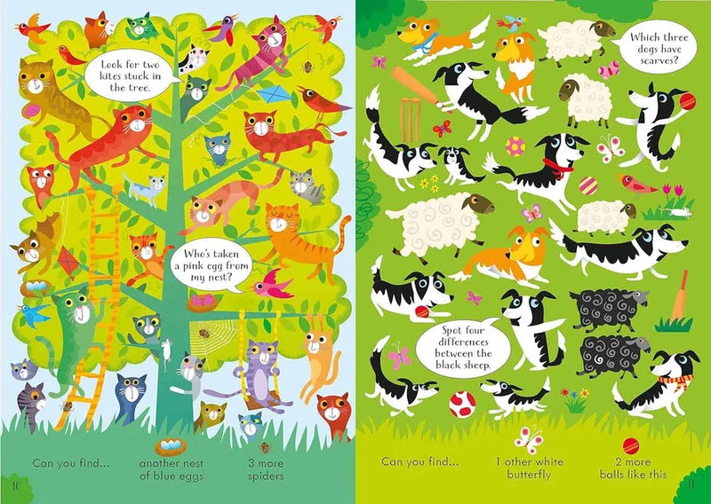 Look and Find Puzzles: Dogs and Cats (Kirsteen Robson)-Activity: 益智解謎 Puzzle & Quiz-買書書 BuyBookBook