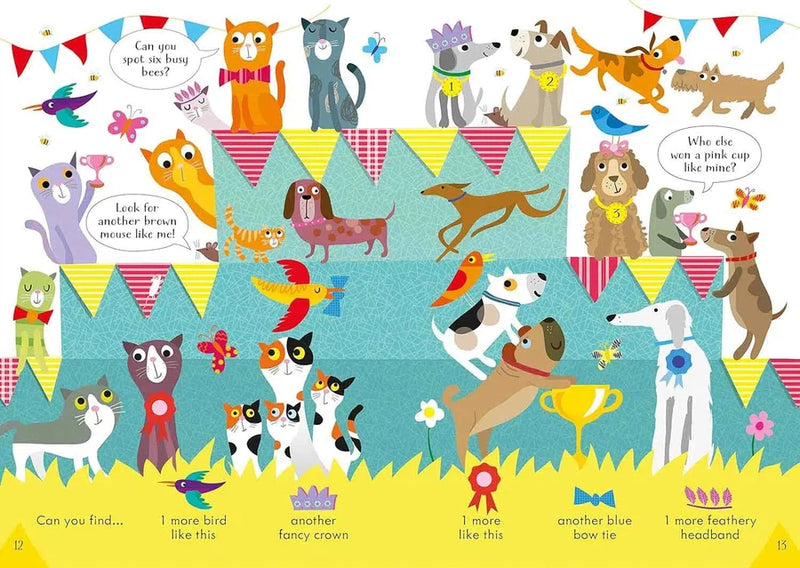 Look and Find Puzzles: Dogs and Cats (Kirsteen Robson)-Activity: 益智解謎 Puzzle & Quiz-買書書 BuyBookBook