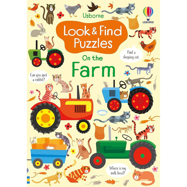 Look and Find Puzzles: On the Farm (Kirsteen Robson)-Activity: 益智解謎 Puzzle & Quiz-買書書 BuyBookBook