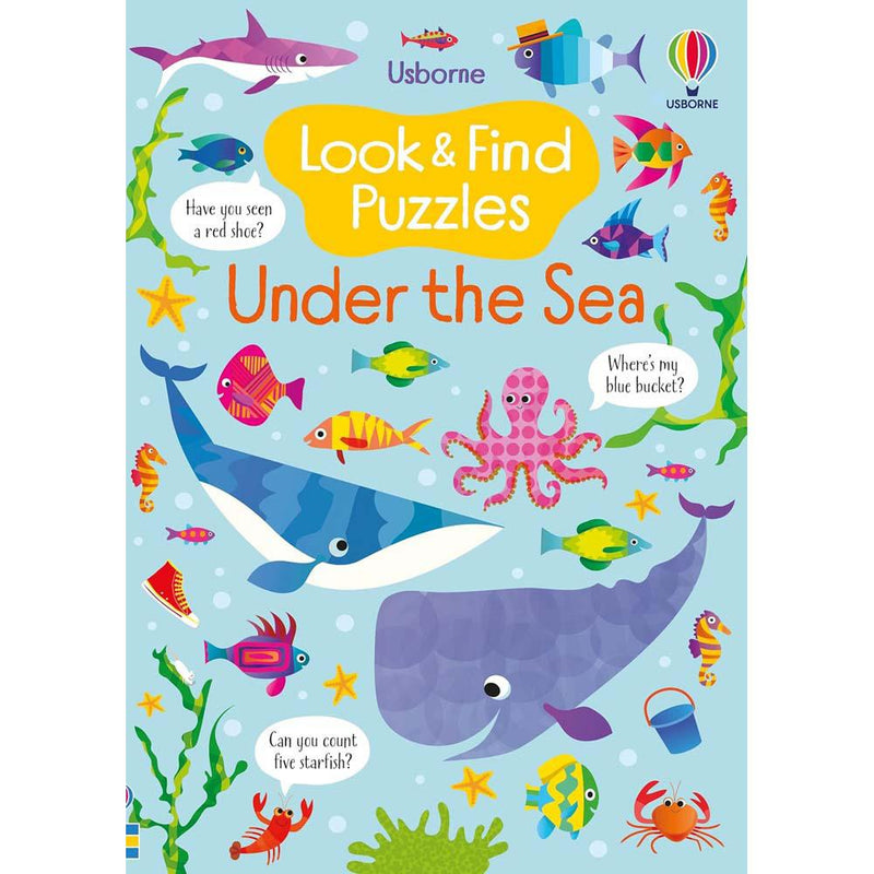 Look and Find Puzzles: Under the Sea (Kirsteen Robson)-Activity: 益智解謎 Puzzle & Quiz-買書書 BuyBookBook