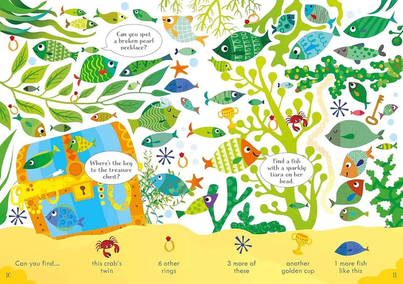 Look and Find Puzzles: Under the Sea (Kirsteen Robson)-Activity: 益智解謎 Puzzle & Quiz-買書書 BuyBookBook