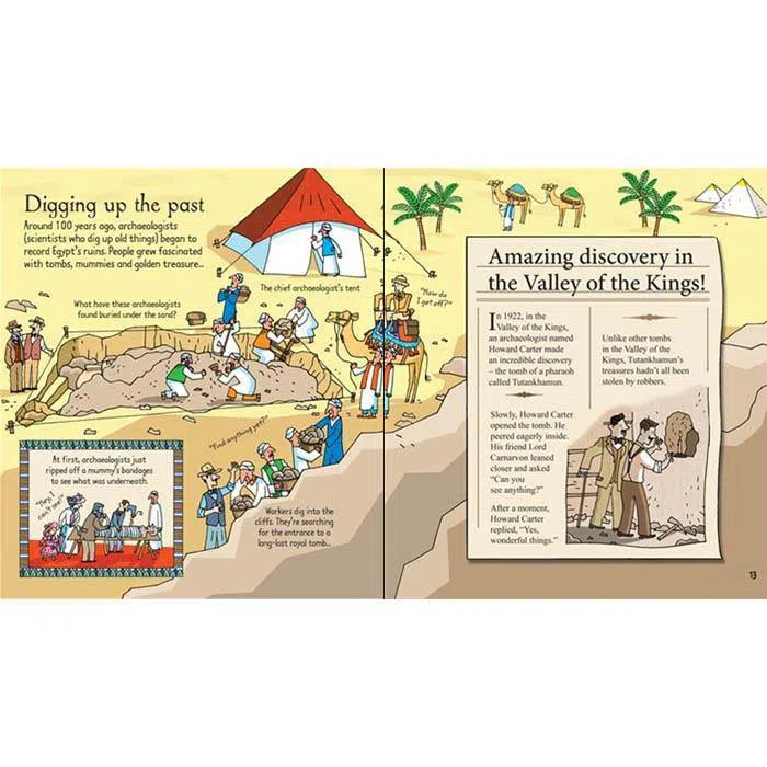 Look inside Mummies and Pyramids Usborne