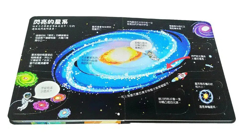 Look inside：浩瀚神祕的太空 (翻翻書)-非故事: 天文地理 Space & Geography-買書書 BuyBookBook