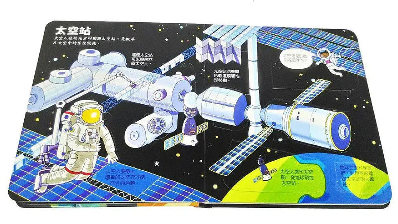 Look inside：浩瀚神祕的太空 (翻翻書)-非故事: 天文地理 Space & Geography-買書書 BuyBookBook