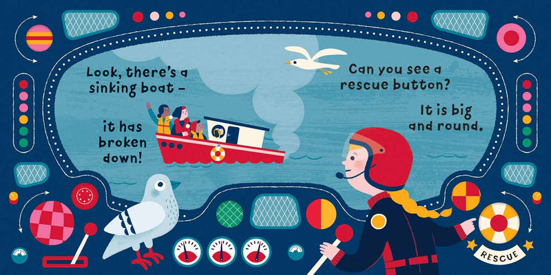 Look, There's a Helicopter! (Board Book) Nosy Crow