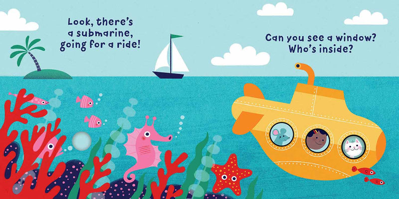 Look, There's a Submarine! (Board Book) Nosy Crow