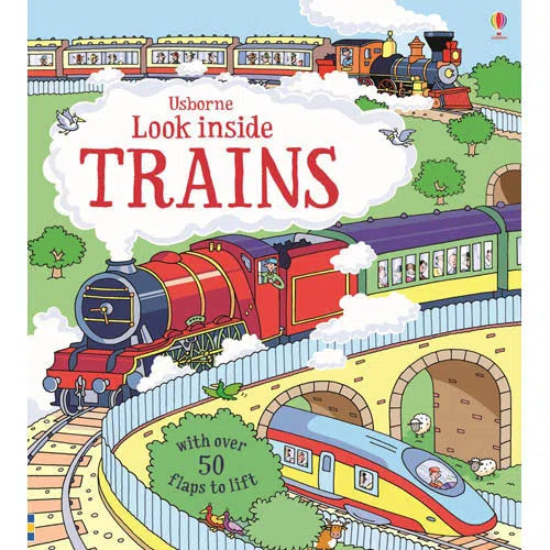 Look Inside Trains Usborne