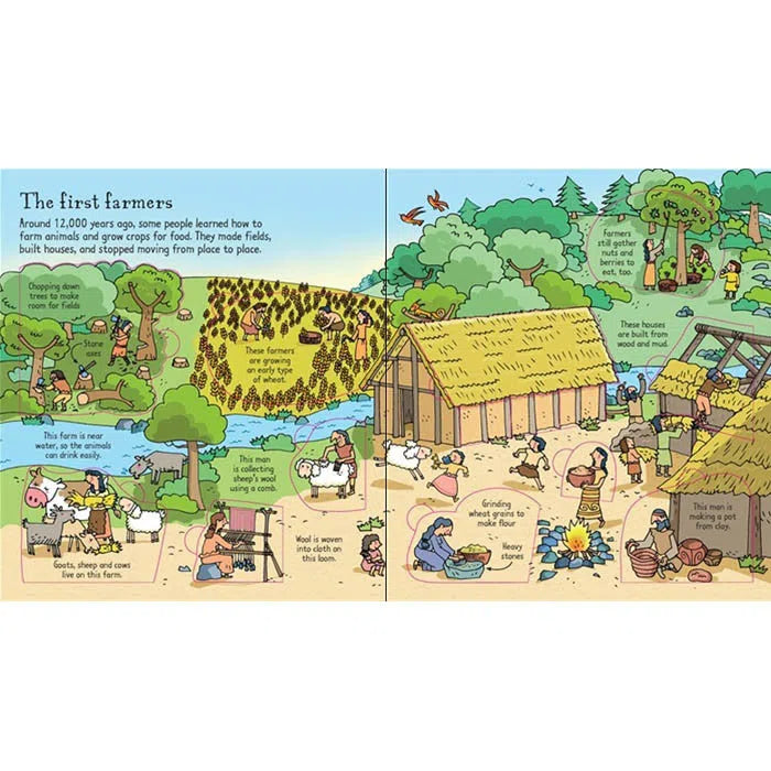 Look inside the Stone Age Usborne