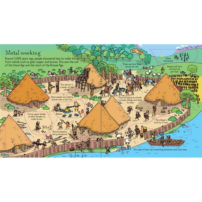 Look inside the Stone Age Usborne