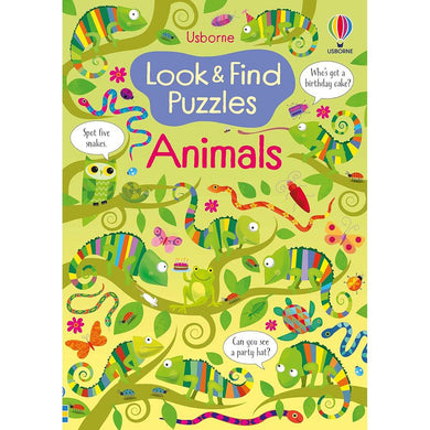 Look and Find Puzzles: Animals (Kirsteen Robson)-Activity: 益智解謎 Puzzle & Quiz-買書書 BuyBookBook