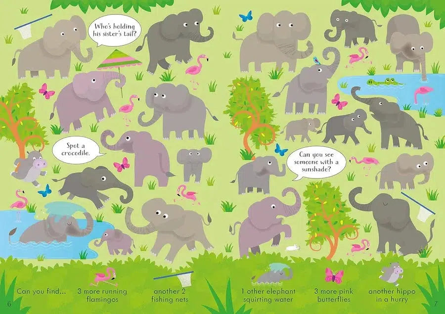 Look and Find Puzzles: Animals (Kirsteen Robson)-Activity: 益智解謎 Puzzle & Quiz-買書書 BuyBookBook