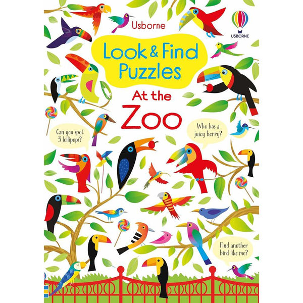 Look and Find Puzzles: At the Zoo (Kirsteen Robson)