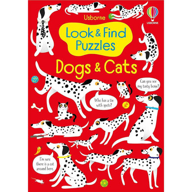 Look and Find Puzzles: Dogs and Cats (Kirsteen Robson)-Activity: 益智解謎 Puzzle & Quiz-買書書 BuyBookBook