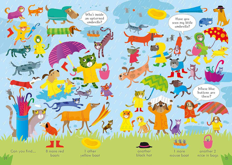 Look and Find Puzzles: Dogs and Cats (Kirsteen Robson)