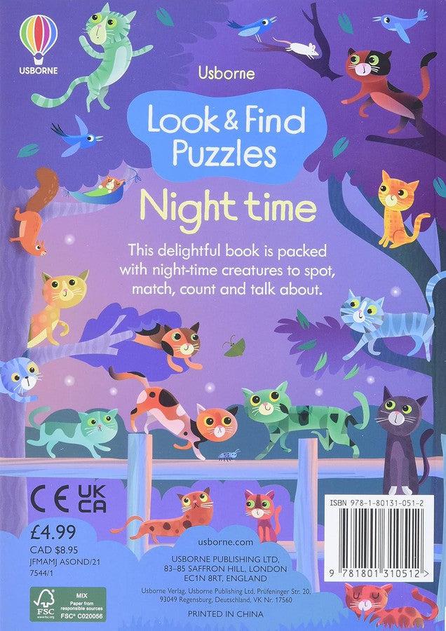 Look and Find Puzzles: Night Time (Kirsteen Robson)-Activity: 益智解謎 Puzzle & Quiz-買書書 BuyBookBook