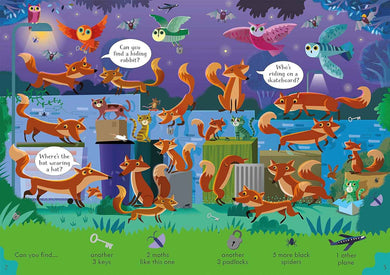 Look and Find Puzzles: Night Time (Kirsteen Robson)-Activity: 益智解謎 Puzzle & Quiz-買書書 BuyBookBook