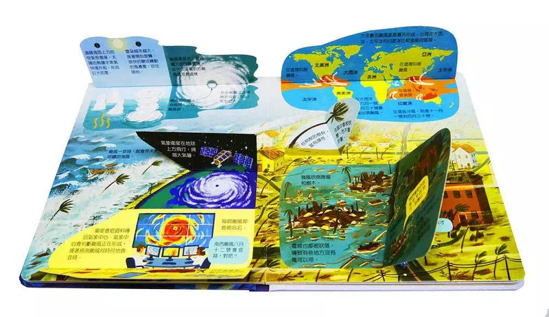 Look inside：極端的天氣 (翻翻書)-非故事: 天文地理 Space & Geography-買書書 BuyBookBook
