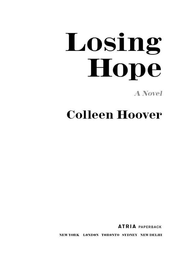 Losing Hope (Colleen Hoover)-Fiction: 劇情故事 General-買書書 BuyBookBook