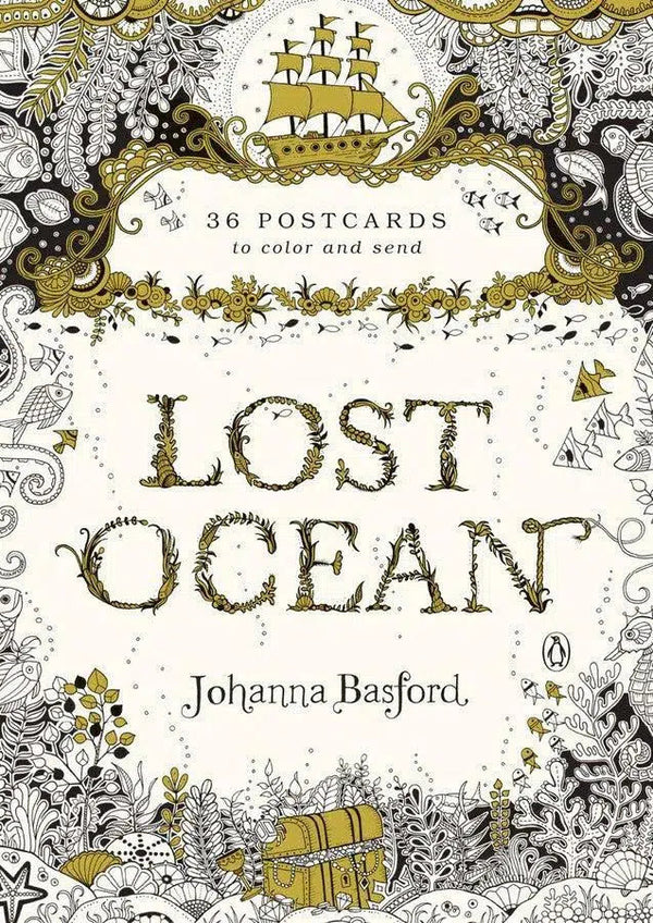 Lost Ocean: 36 Postcards to Color and Send-Lifestyle and Leisure-買書書 BuyBookBook