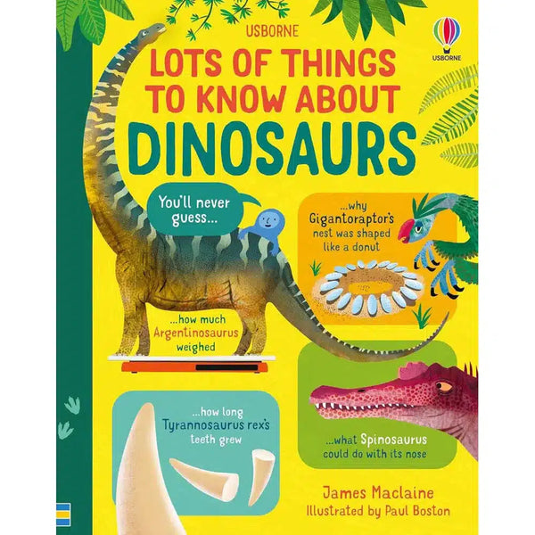 Lots of Things to Know About Dinosaurs (James Maclaine)-Nonfiction: 參考百科 Reference & Encyclopedia-買書書 BuyBookBook