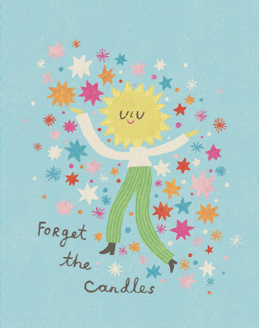 Love Muchly Greeting Cards: Birthday - Forget the Candles (Pack of 6)-Lifestyle and Leisure-買書書 BuyBookBook