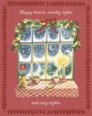 Love Muchly Greeting Cards: Holiday - Happy Hearts, Twinkly Lights (Pack of 6)-Lifestyle and Leisure-買書書 BuyBookBook