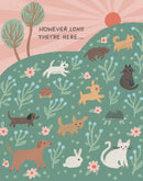 Love Muchly Greeting Cards: Pet Sympathy - However Long They're Here (Pack of 6)-Lifestyle and Leisure-買書書 BuyBookBook