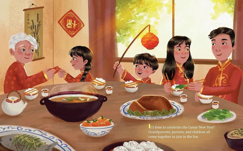Lunar New Year: A Celebration of Family and Fun (A Big Golden Book) (Mary Man-Kong)-Fiction: 兒童繪本 Picture Books-買書書 BuyBookBook