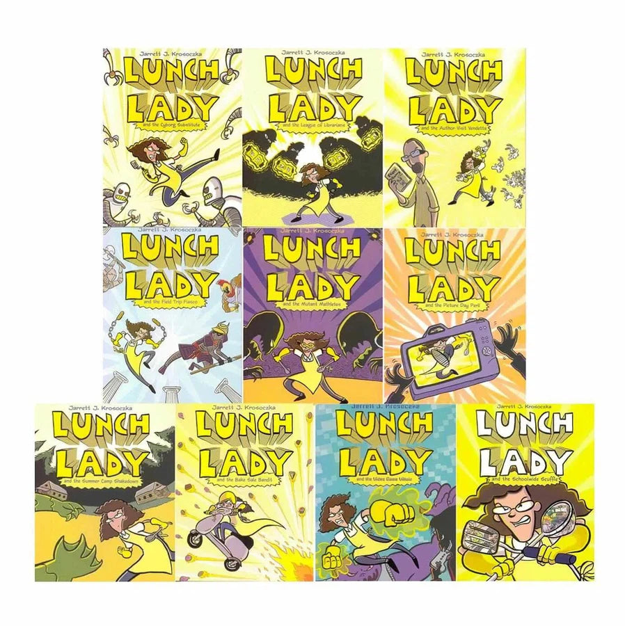 Lunch Lady #01-10 bundle (10 Books) (Jarrett J. Krosoczka) PRHUS