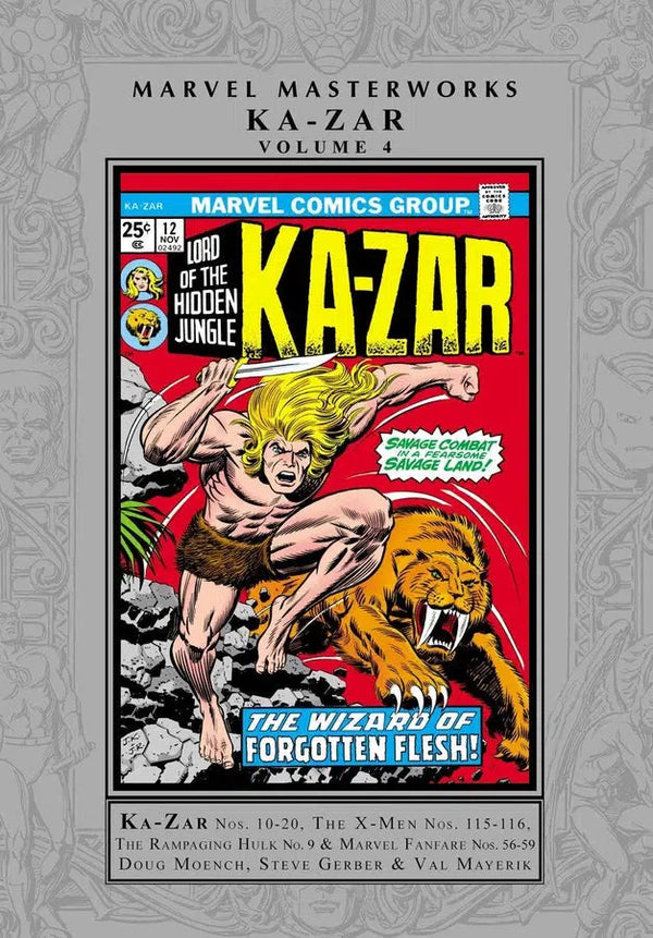 MARVEL MASTERWORKS: KA-ZAR VOL. 4-Graphic novel / Comic book / Manga: genres-買書書 BuyBookBook