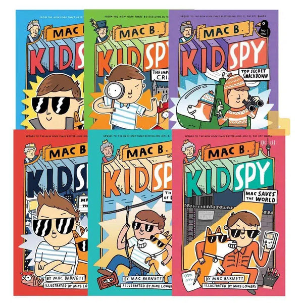 Mac B Kid Spy (正版) #01-06 Bundle (Hardback)(6 Books) (Mac Barnett) Scholastic