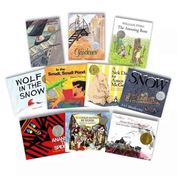 Macmillan US Caldecott Award-Winning 10-Book Pack-Fiction: 兒童繪本 Picture Books-買書書 BuyBookBook