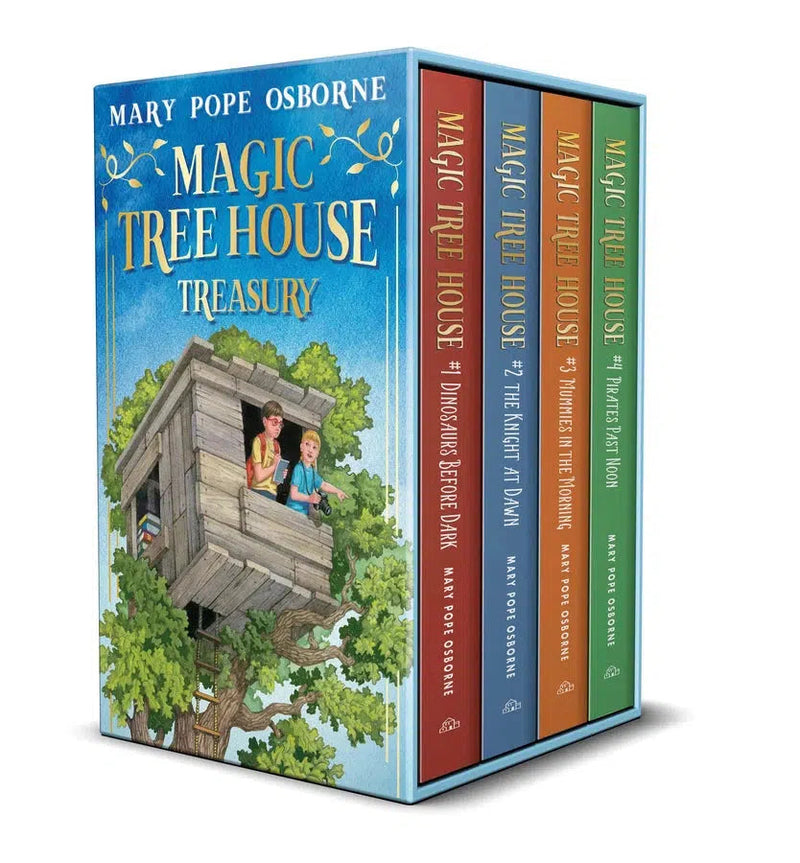 Magic Tree House 1-4 Treasury Boxed Set-Children’s / Teenage fiction: Action and adventure stories-買書書 BuyBookBook