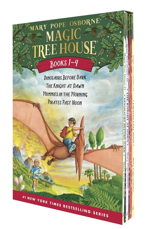 Magic Tree House Books 1-4 Boxed Set-Children’s / Teenage fiction: Action and adventure stories-買書書 BuyBookBook