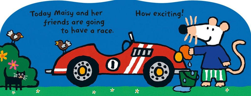 Maisy's Race Car (Boardbook) (Lucy Cousins) Candlewick Press