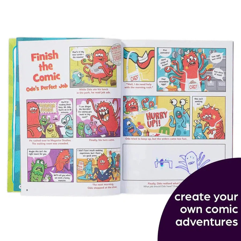 Make Your Own Comic Adventures-Children’s / Teenage general interest: Art and artists-買書書 BuyBookBook