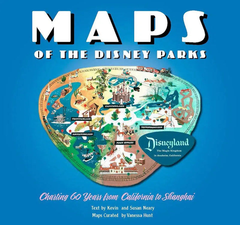 Maps of the Disney Parks-Art: general-買書書 BuyBookBook