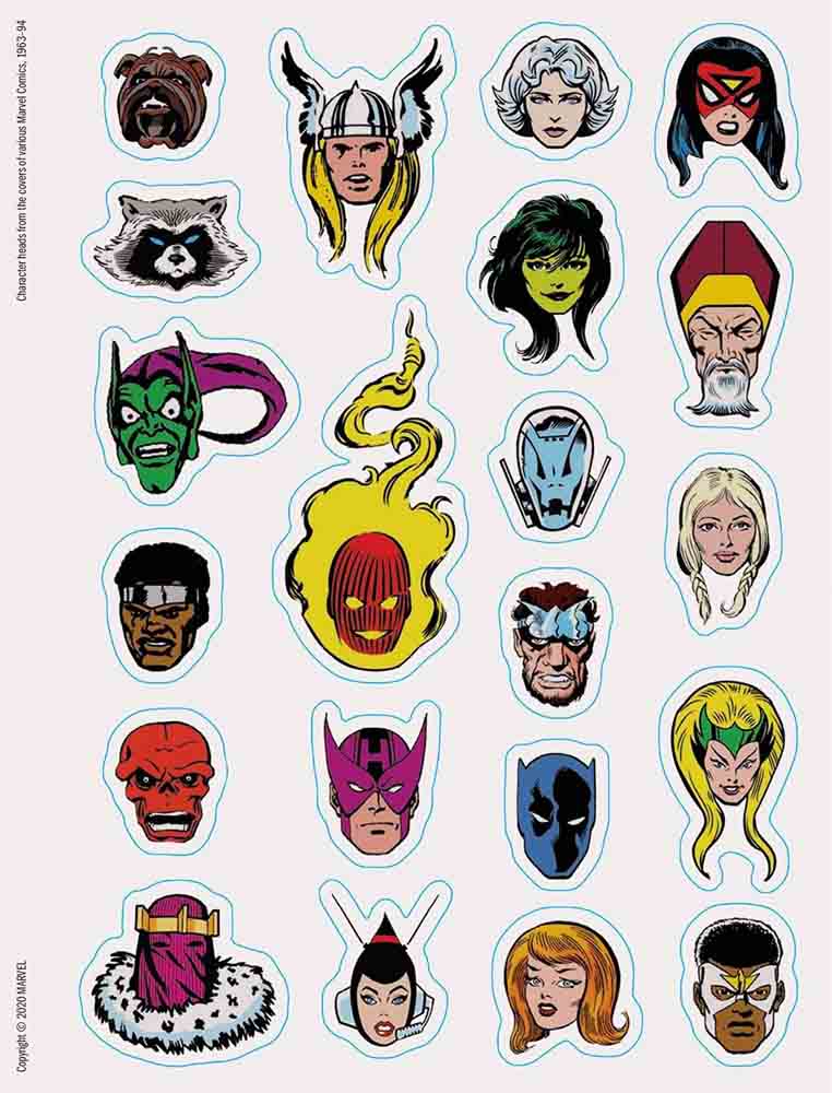 Marvel Classic Sticker Book (Paperback) - 買書書 BuyBookBook