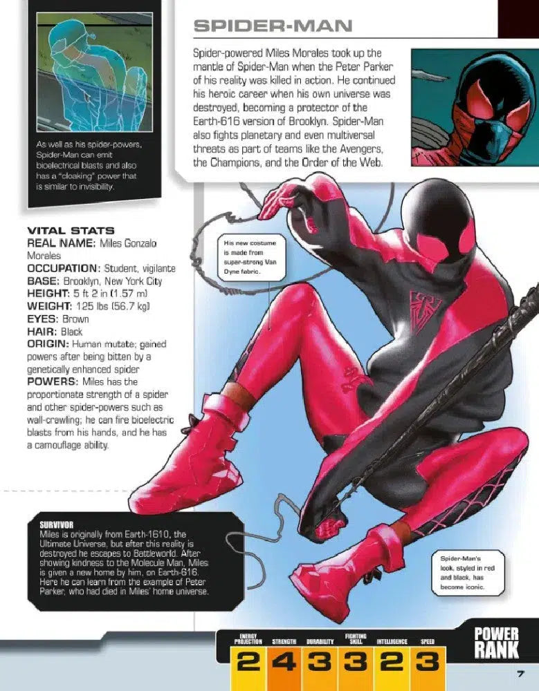 Marvel Spider-Man Character Encyclopedia New Edition-Children’s / Teenage general interest: Art/ music/ drama and film-買書書 BuyBookBook