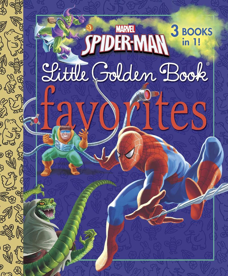 Marvel Spider-Man Little Golden Book Favorites (Marvel: Spider-Man)-Children’s / Teenage fiction: General and modern fiction-買書書 BuyBookBook