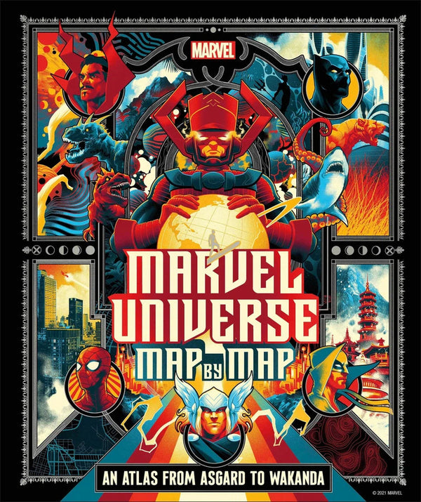 Marvel Universe Map By Map-Graphic novels/ Comic books/ Manga/ Cartoons-買書書 BuyBookBook