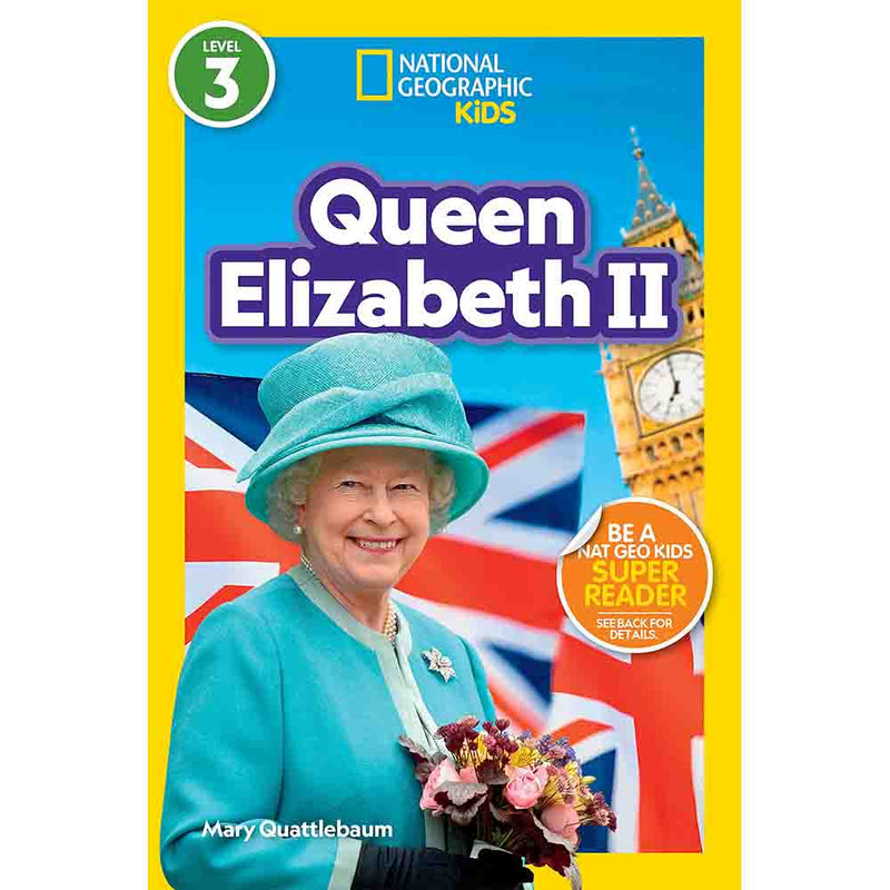 Queen Elizabeth II (L3) (National Geographic Kids Readers)-Nonfiction: 人物傳記 Biography-買書書 BuyBookBook