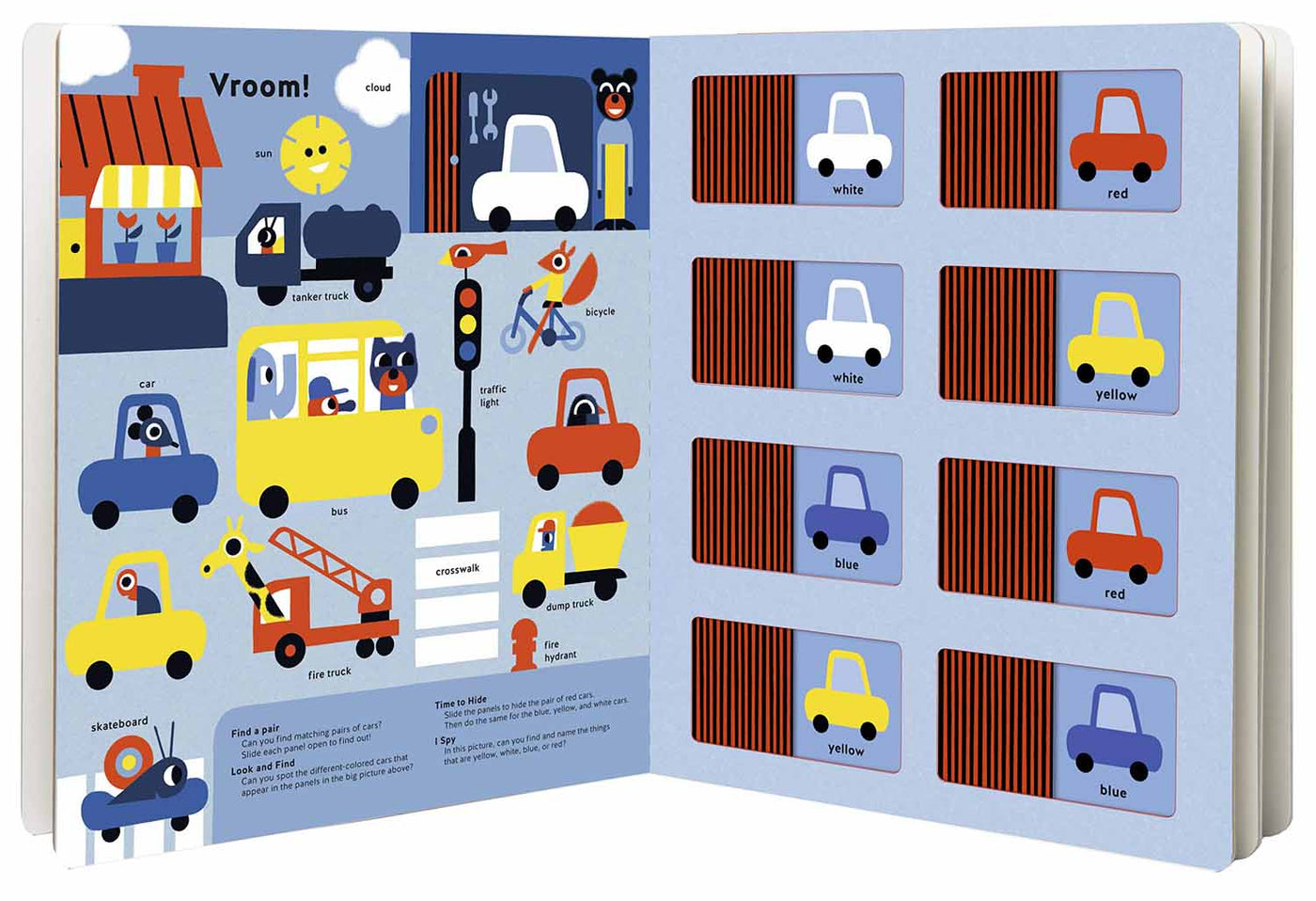 Matching Game Books, #03 - Colors Matching Game Book - 買書書 BuyBookBook