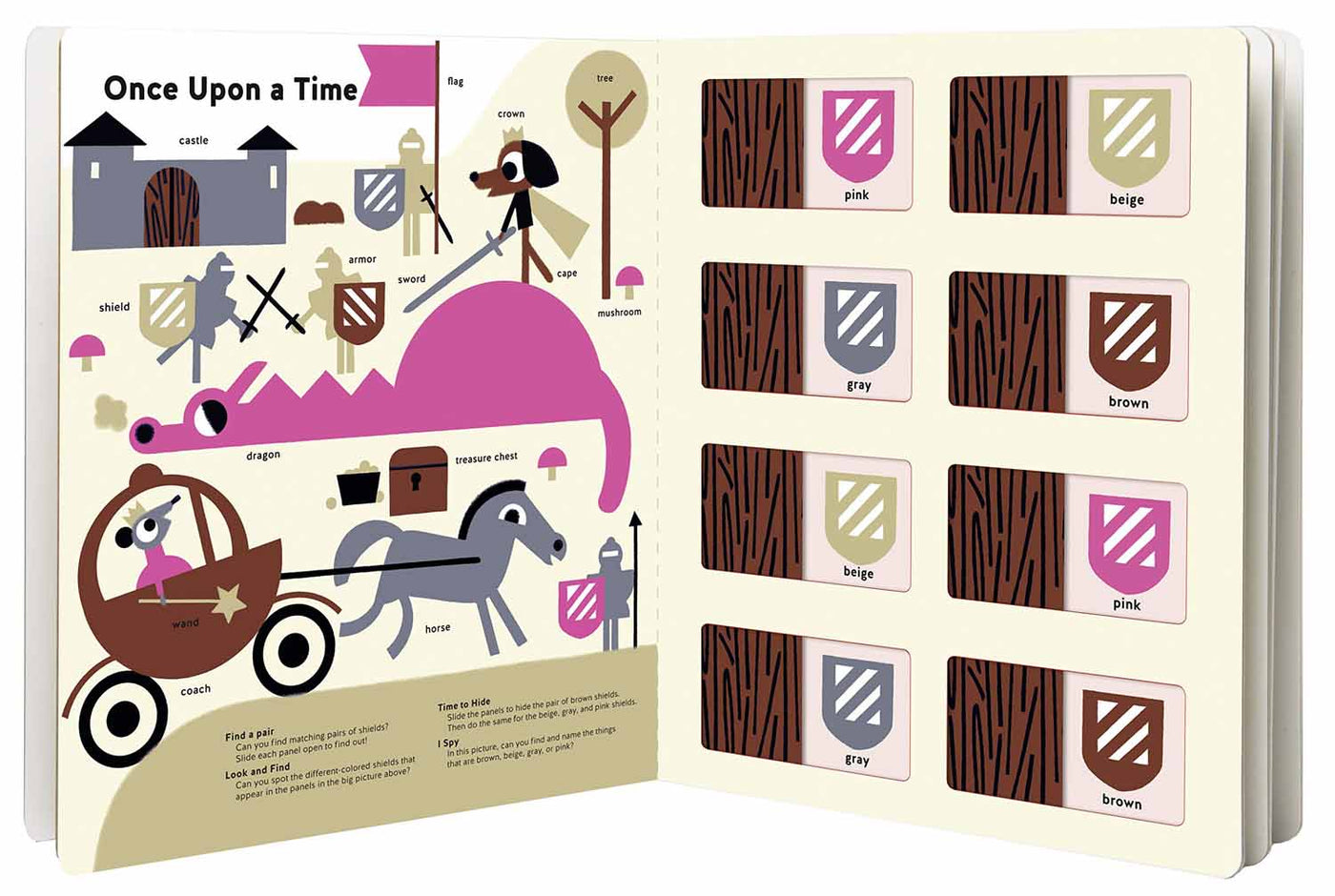 Matching Game Books, #03 - Colors Matching Game Book - 買書書 BuyBookBook