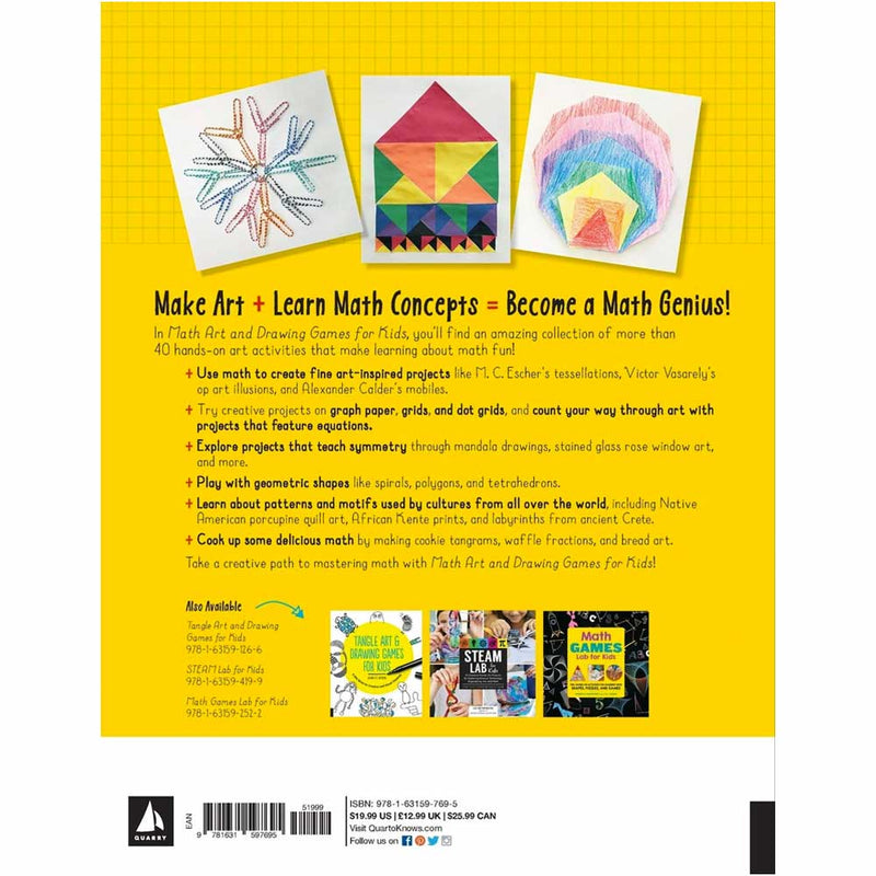 Math Art and Drawing Games for Kids: 40+ Fun Art Projects to Build Amazing Math Skills-Nonfiction: 常識通識 General Knowledge-買書書 BuyBookBook