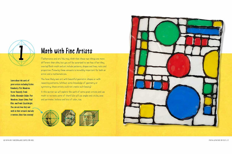 Math Art and Drawing Games for Kids: 40+ Fun Art Projects to Build Amazing Math Skills-Nonfiction: 常識通識 General Knowledge-買書書 BuyBookBook