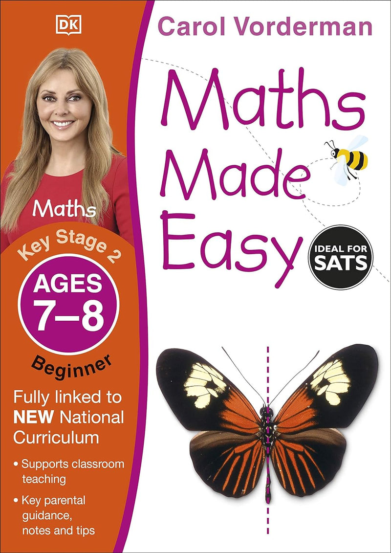 Maths Made Easy: Beginner, Ages 7-8 (Key Stage 2)-Educational: Mathematics and numeracy-買書書 BuyBookBook